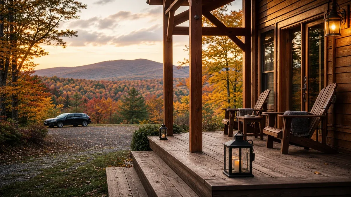 Weekend Getaways autumn travel guide illustration